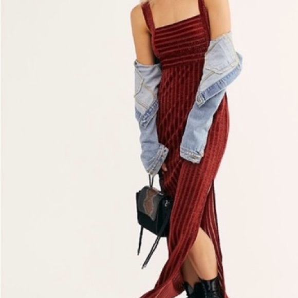 Free People Dresses & Skirts - NWOT, Free People Geneva, in Rose Glow, Ribbed Maxi Dress
